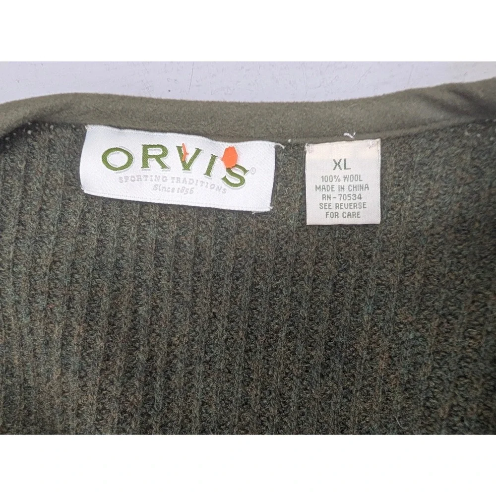 VTG Orvis Vest Men's XL Herringbone Sporting Traditions Wool Tweed Waistcoat